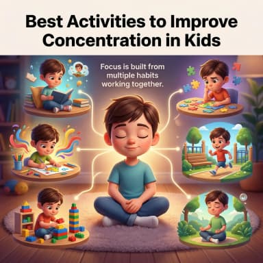 Best Activities to Improve Concentration in Kids