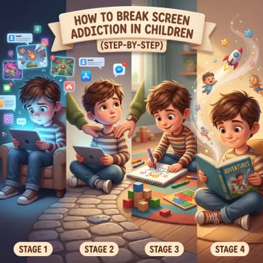 How to Break Screen Addiction in Children (A Step-by-Step Guide)
