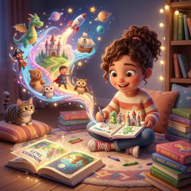 How Reading Inspires Children to Create Their Own Stories